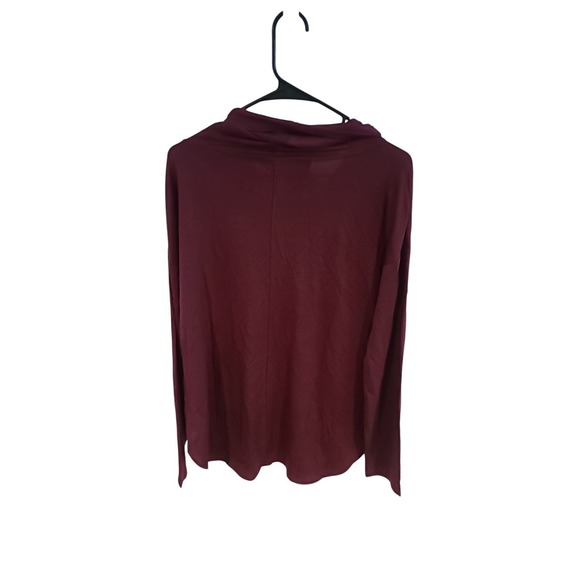 NWT By Design Long Sleeve Women's Shirt L Burgundy - Picture 2 of 2